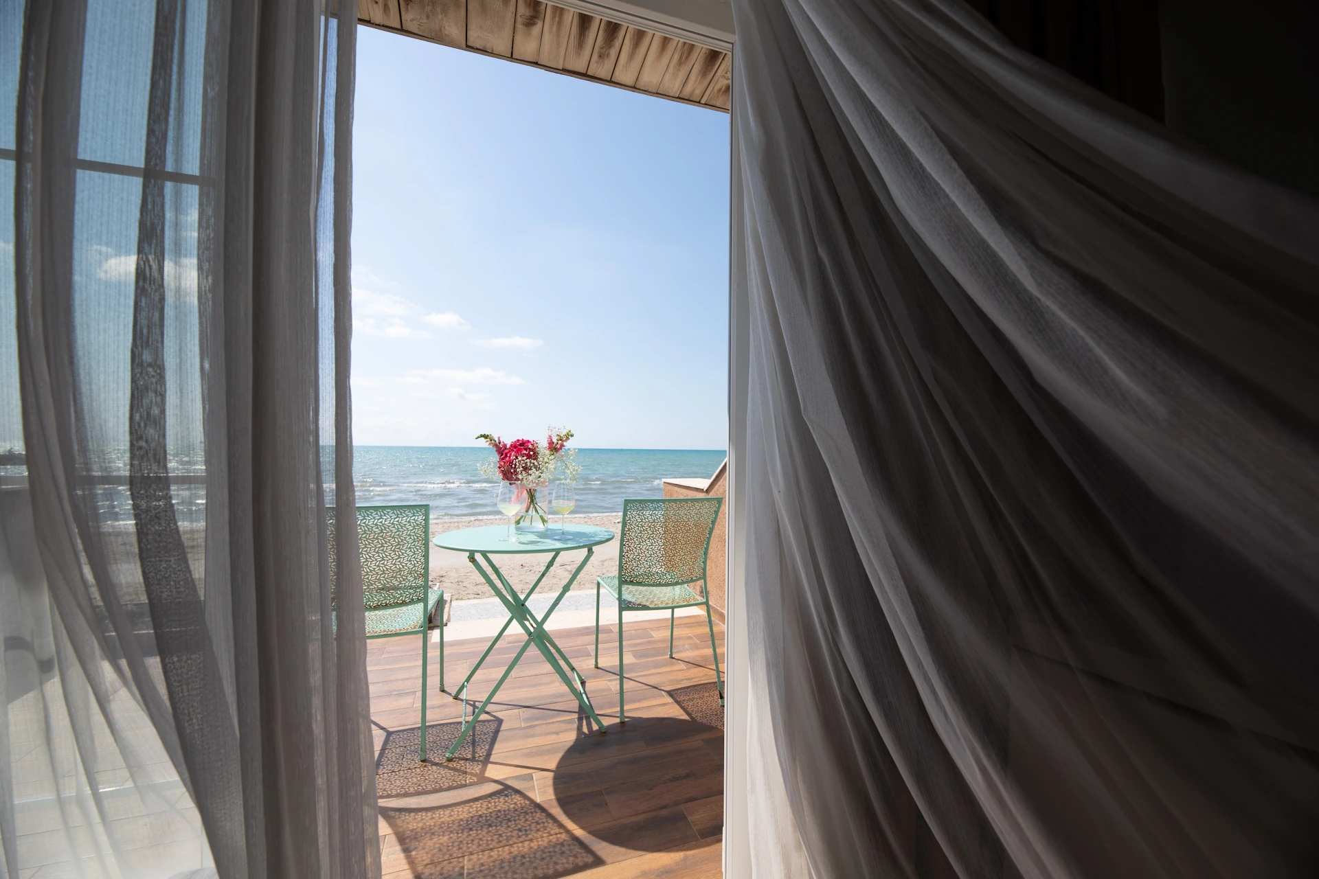 Our hotel is located in the heart of Golem, Albania, just steps from the Adriatic Sea and a short drive from the vibrant city of Tirana.